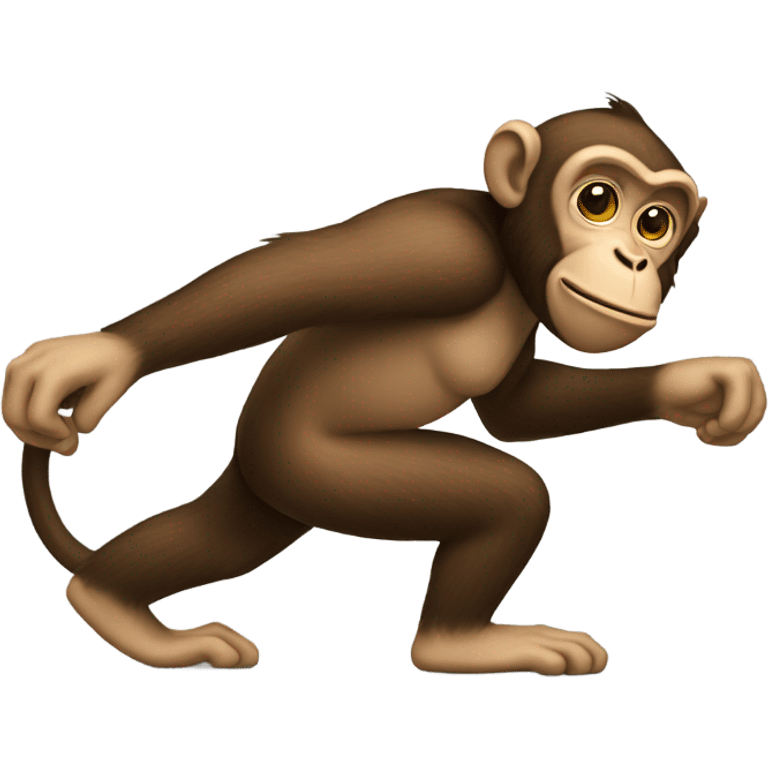 monkey stealing  emoji