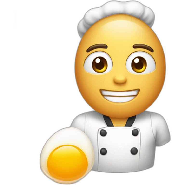 egg-making chef emoji