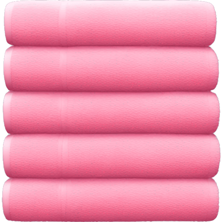 Pink towels emoji