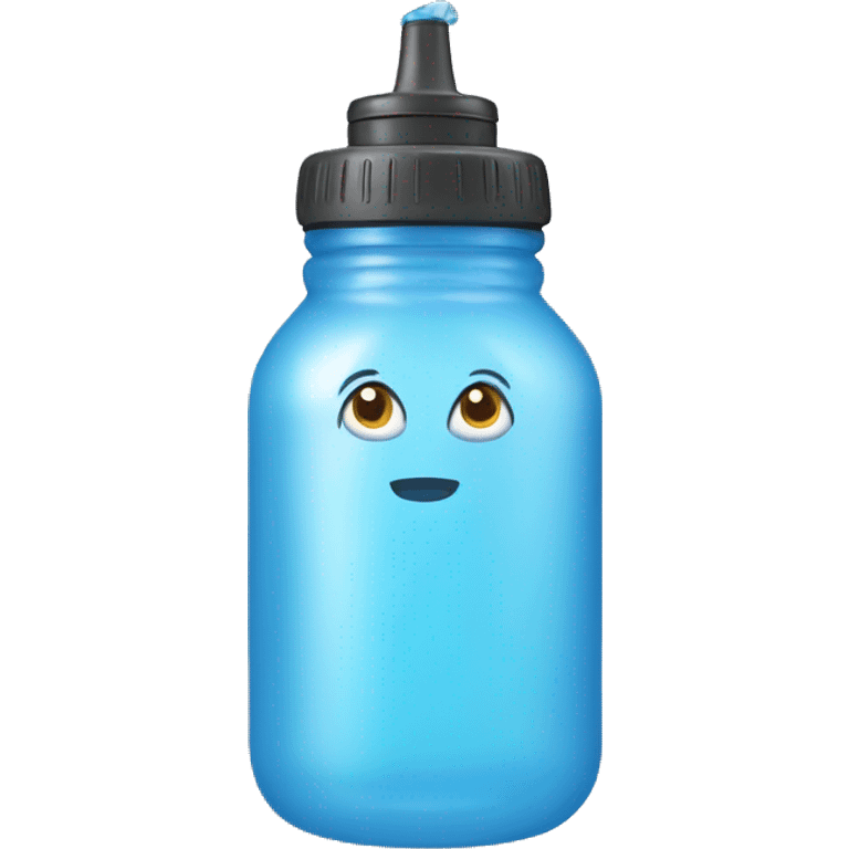 Water bottle with horns emoji