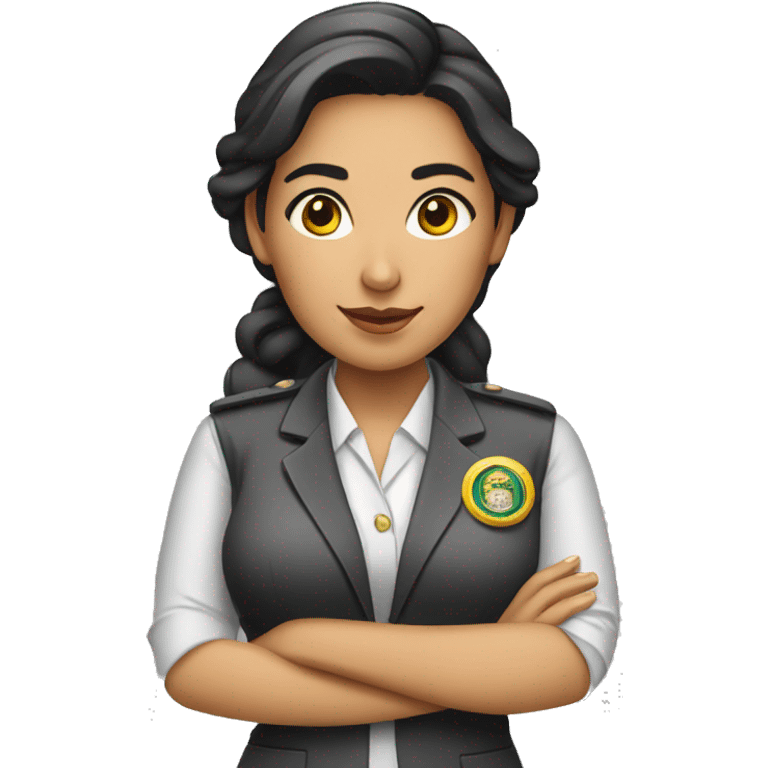 concierge female mexican young woman emoji