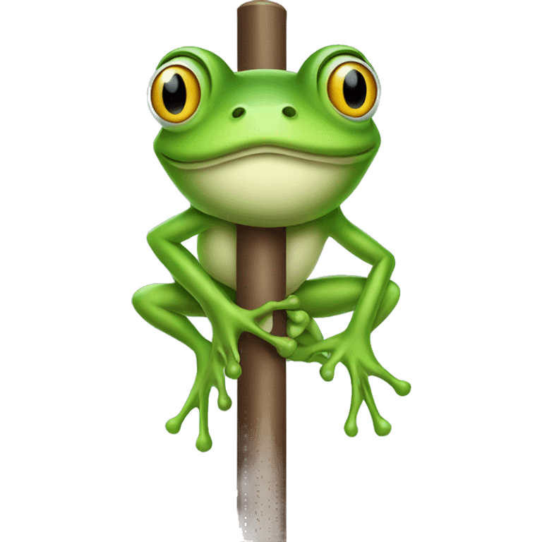 frog on pole emoji