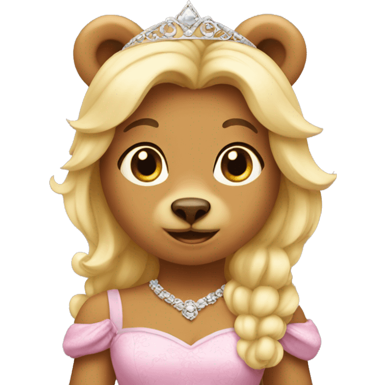 Princess bear emoji