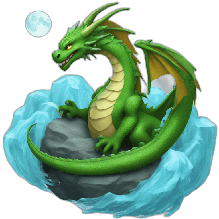 dragon-moon-water emoji