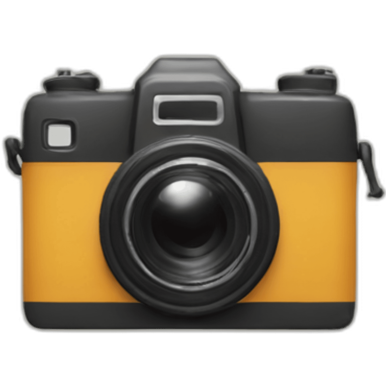 very simple shape of film camera emoji