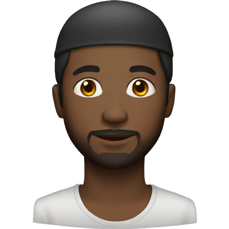 Black Muslim man emoji