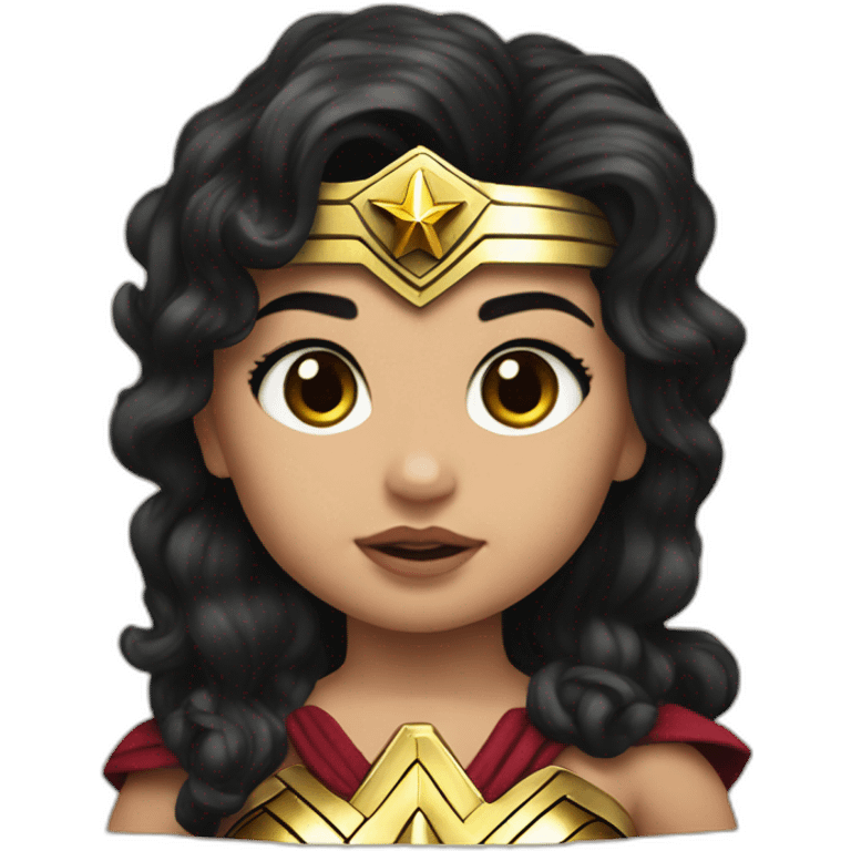 Baby wonder woman emoji