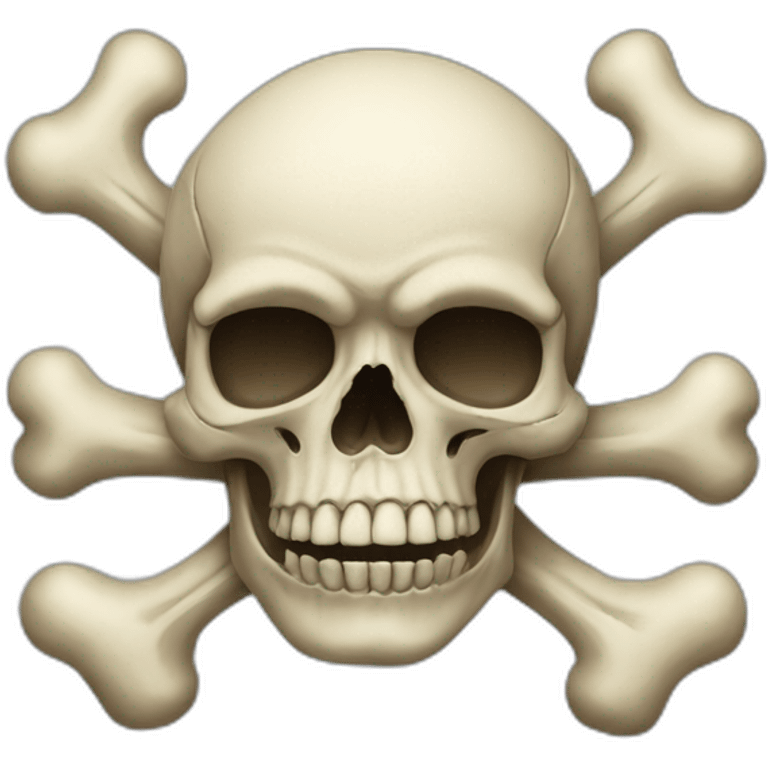 skull and bones emoji