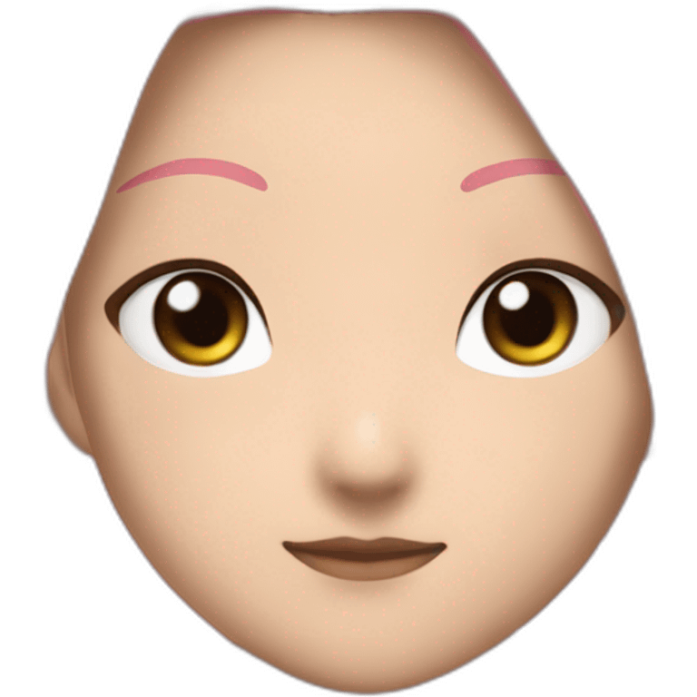 Sakura haruno avec yeux verts emoji