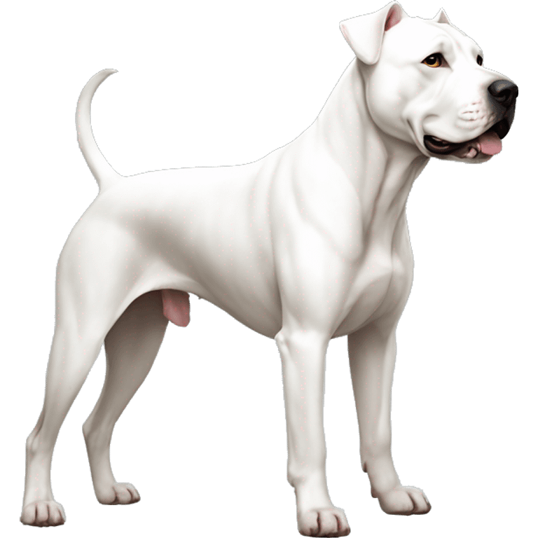 Dogo Argentino Dog Breed Full Body emoji