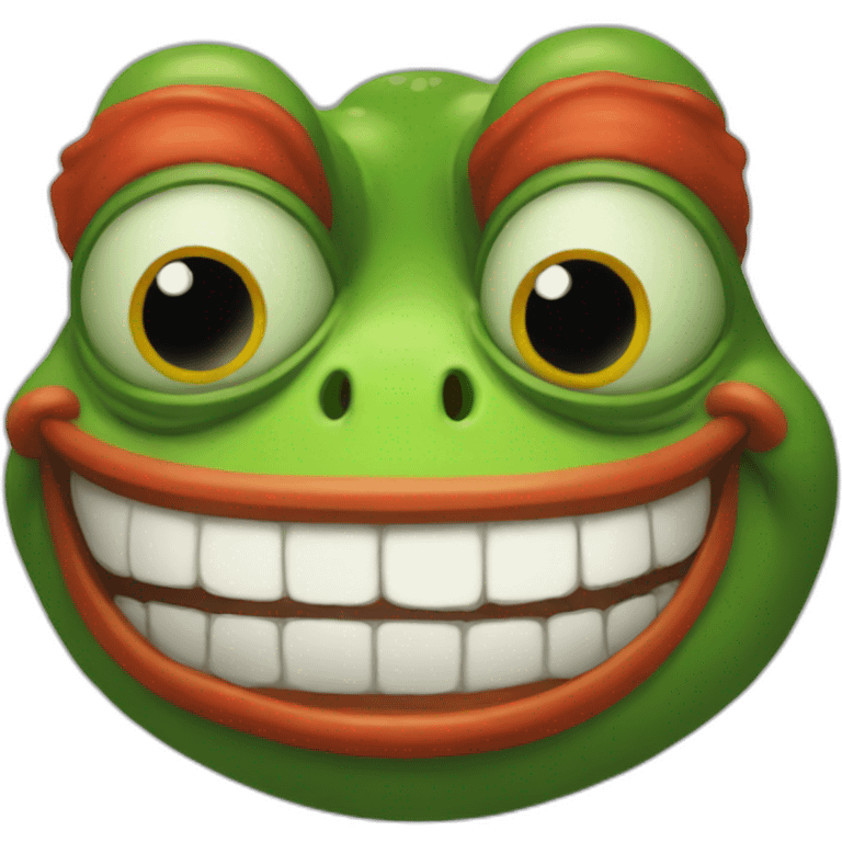 Pepe the clown Frog emoji