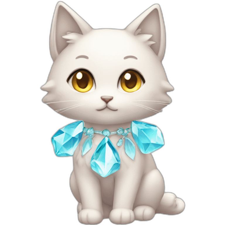 crystal Neko girl emoji