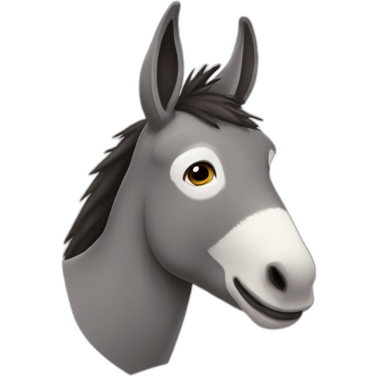 a donkey with the inscription kringe emoji