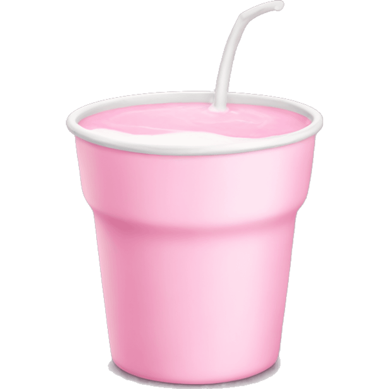 Pink milk in a cup emoji