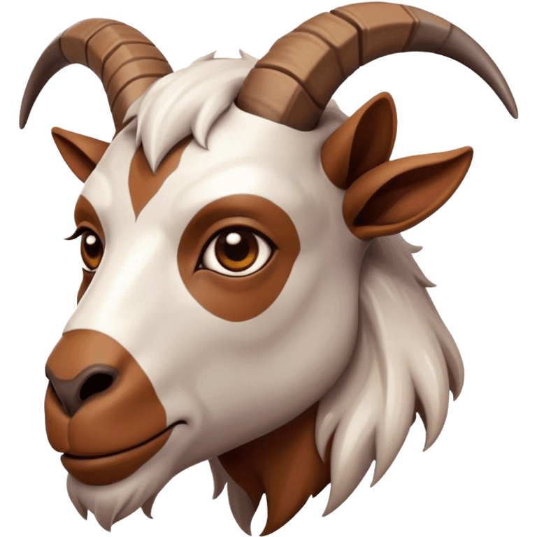 Futuristic Goat(Ram) man 2/3 veiw emoji