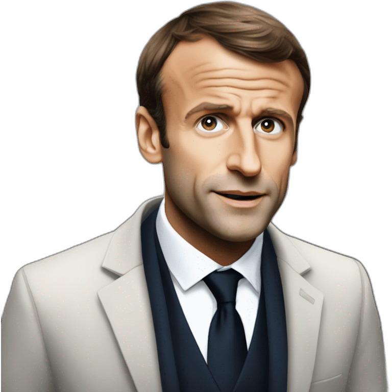 Emmanuel macron qui dit Eliot emoji