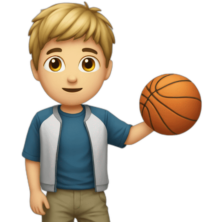 boy with ball emoji