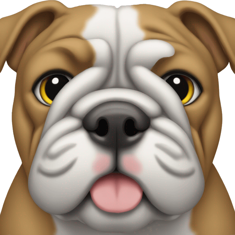 bulldog grey emoji