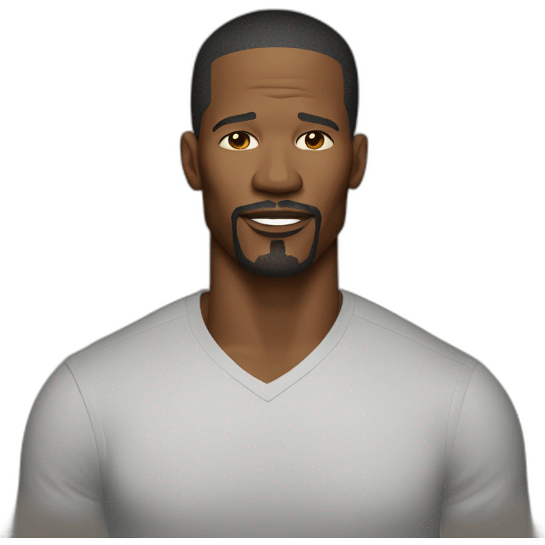 Jamie Foxx no mustache emoji