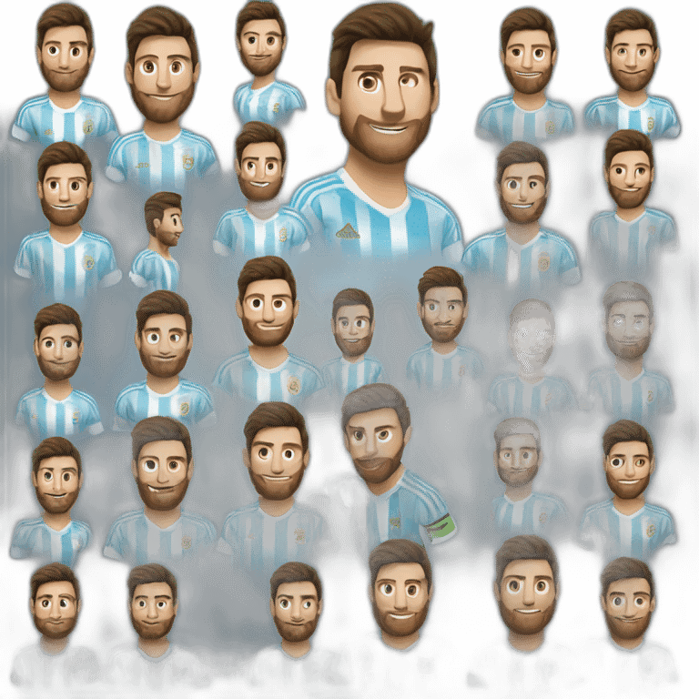 Messi argentina pulgar arriba emoji