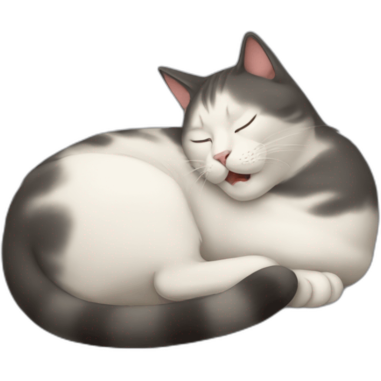 Cat sleep emoji