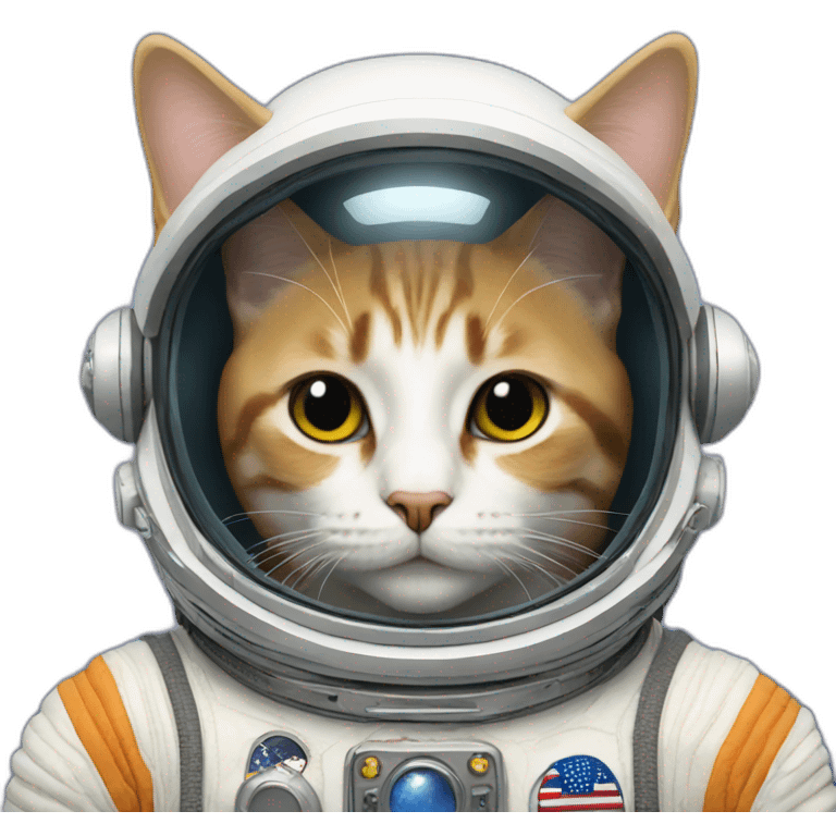 Cat spaceman emoji