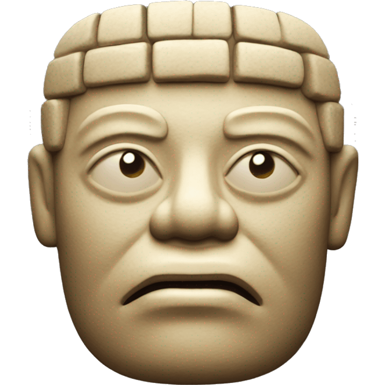 a "Cabeza Clava" of the "Chavin Culture" Inkanapolis emoji