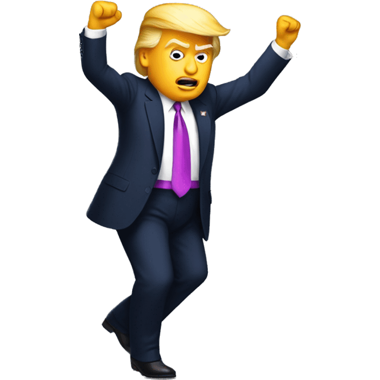 Donald trump dancing emoji