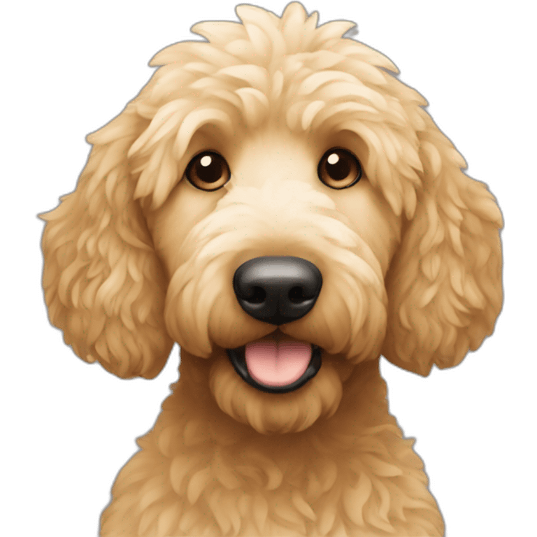 simple golden doodle emoji