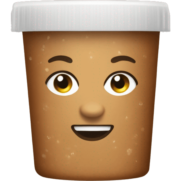 light brown body scrub pot emoji