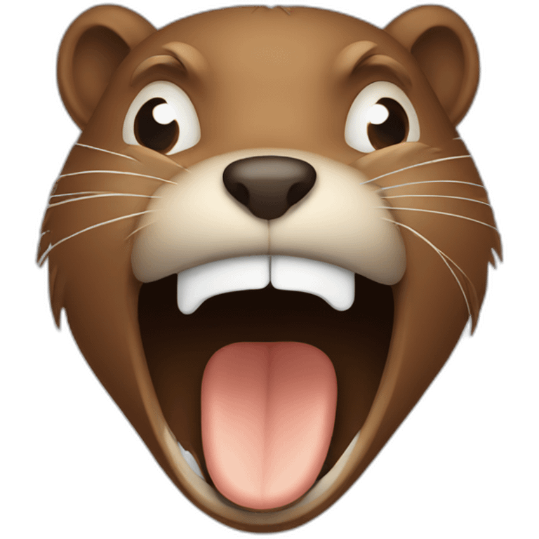 Beaver cry emoji