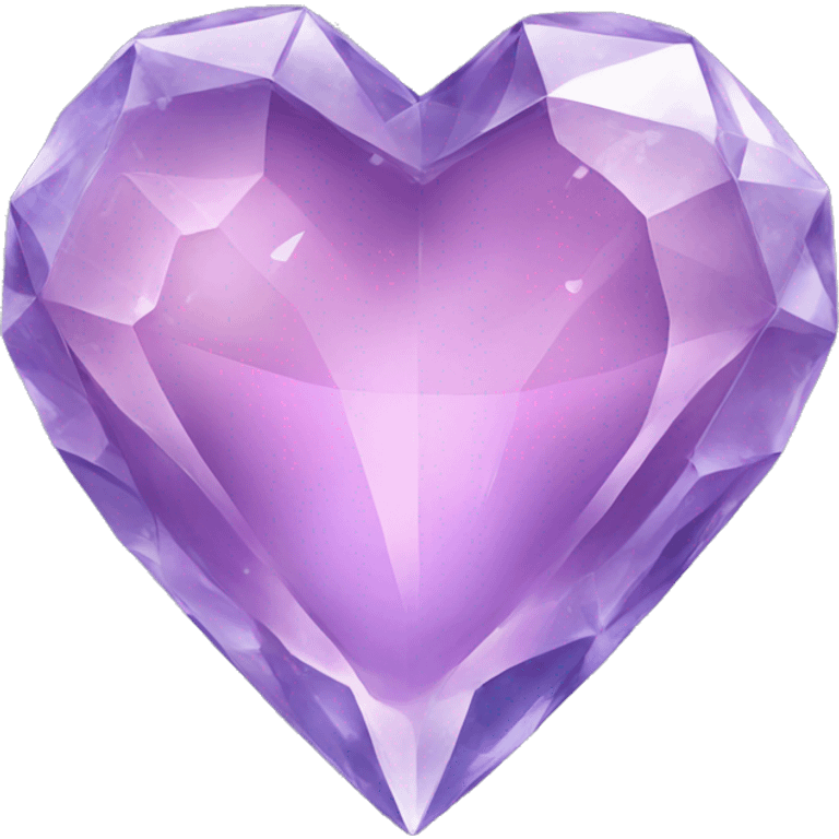 Crystal heart emoji