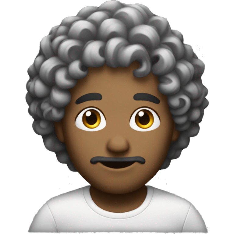 curly man music  emoji