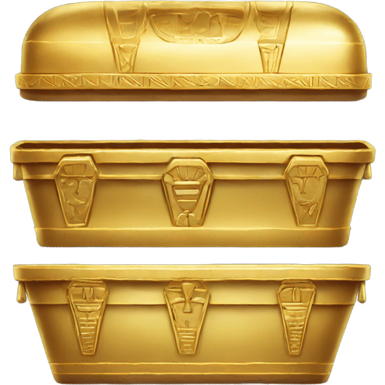 gold egyptian coffin emoji