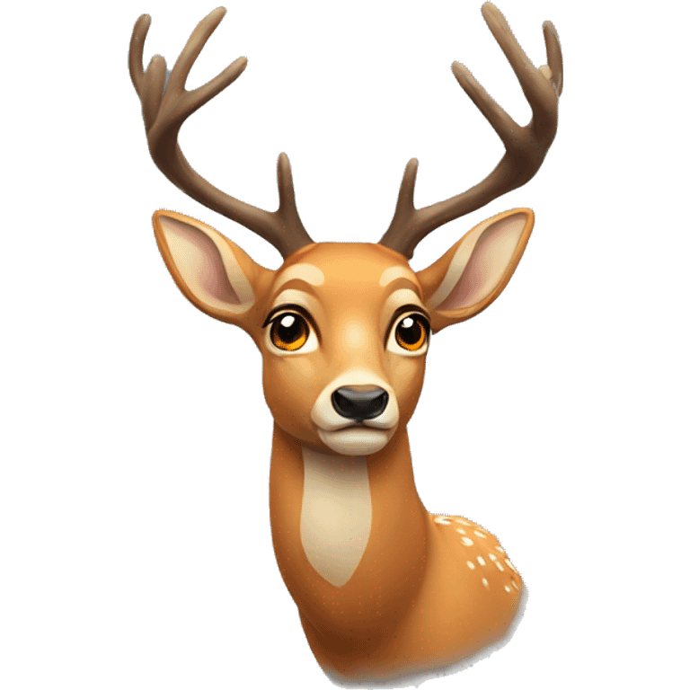 Majestic deer emoji