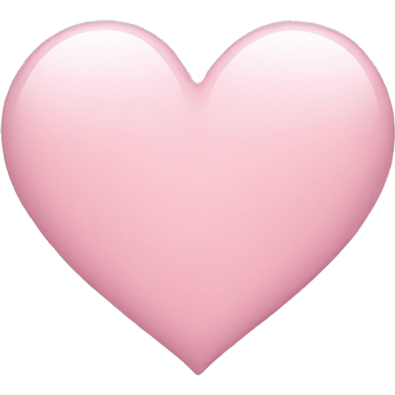 Light pink heart emoji