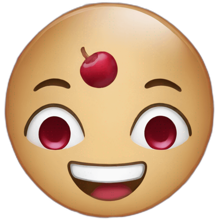 Happy cranberries  emoji