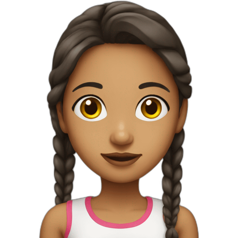 colombian girl hi emoji