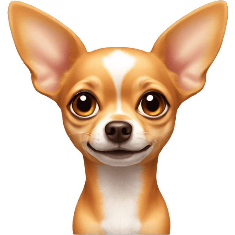 Chihuahua orange with brown eyes  emoji