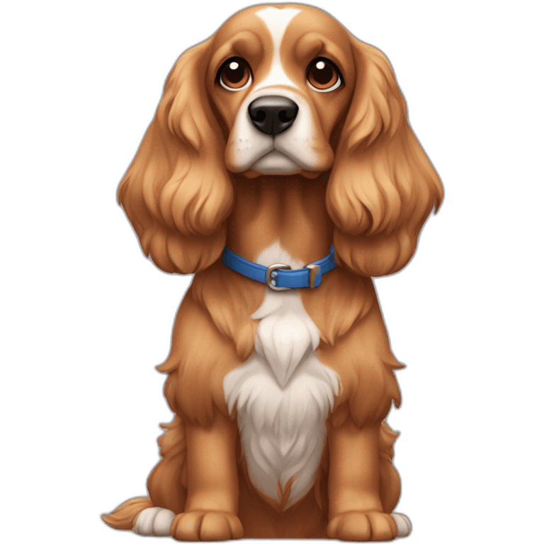 chien cocker américain emoji