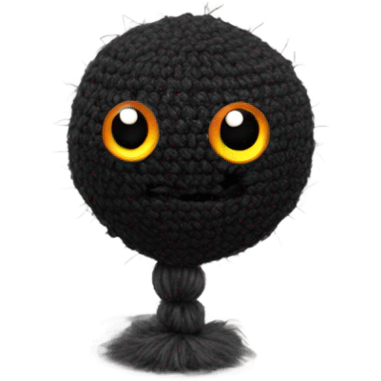 Crochet soot sprite  emoji