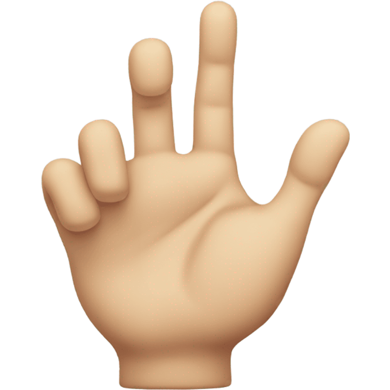 Finger pointing 3d emoji