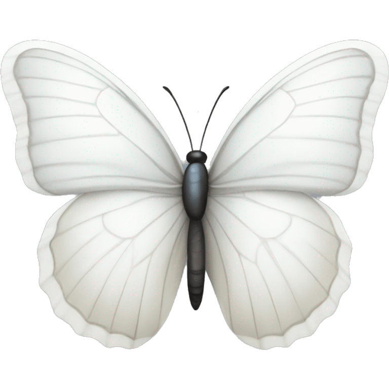 White butterfly emoji