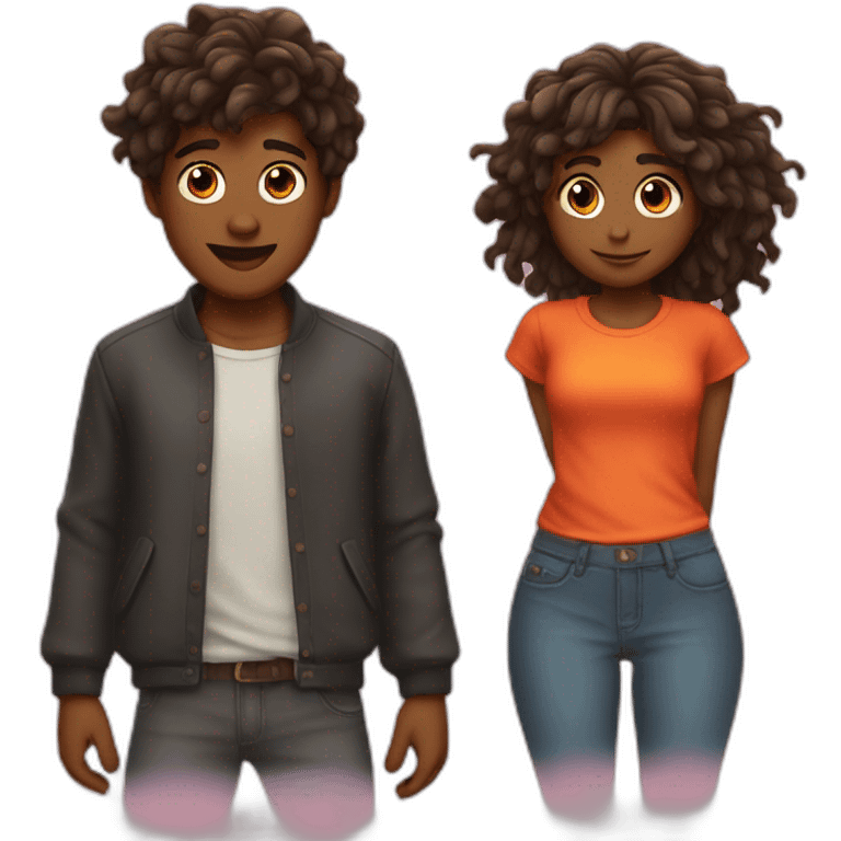 fireboy & watergirl  hair emoji