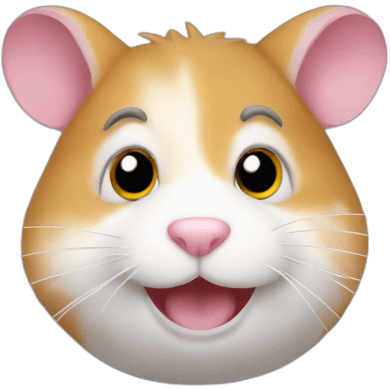 Chat sur hamster emoji