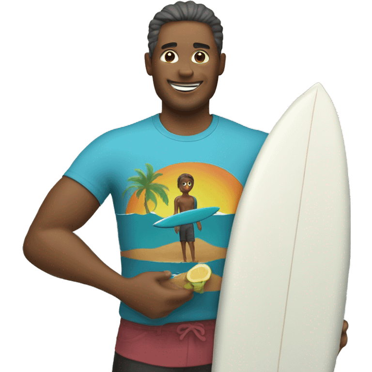 surfer with bottle emoji