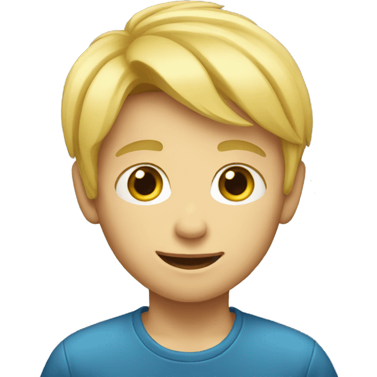 blond boy emoji