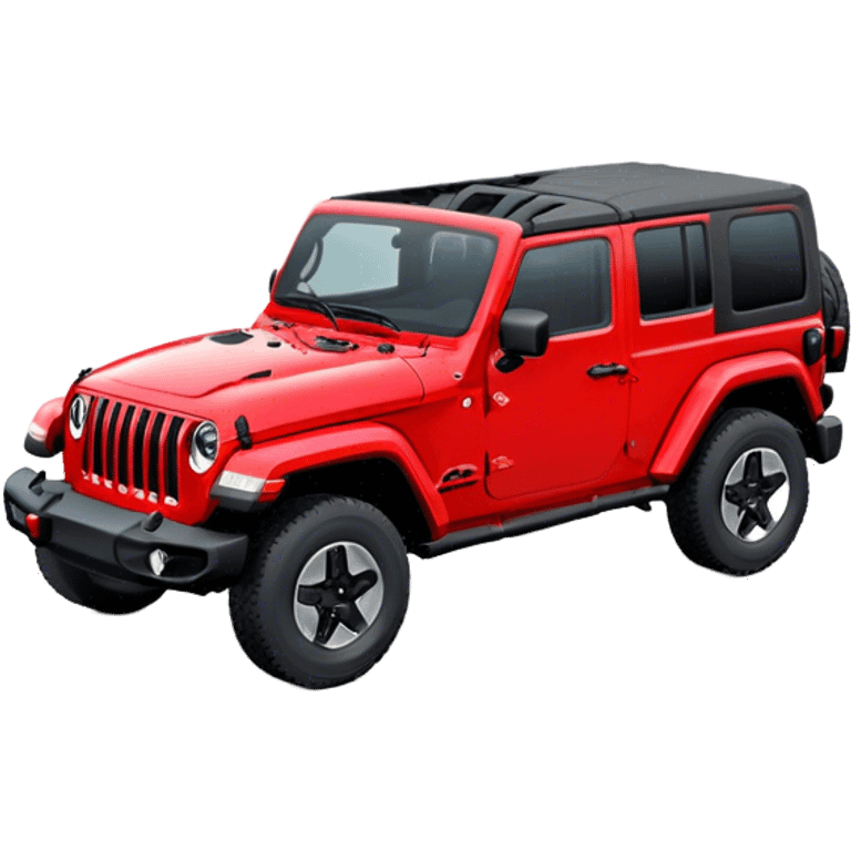 Jeep Wrangler - Jeep (Model Year: 2022) (Iconic colour: Red) emoji