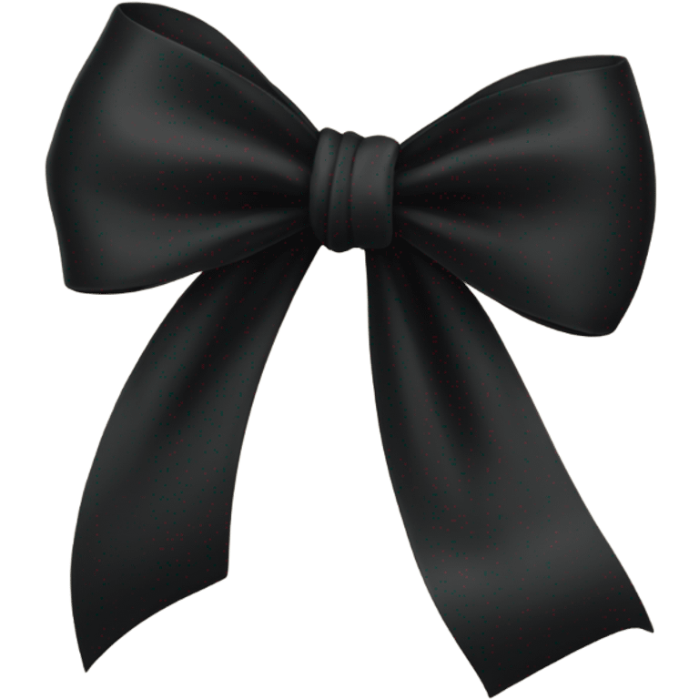 Black bow  emoji