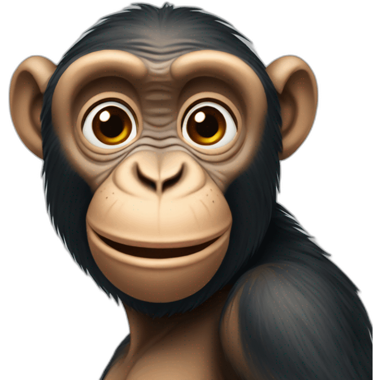 chimpanzee emoji